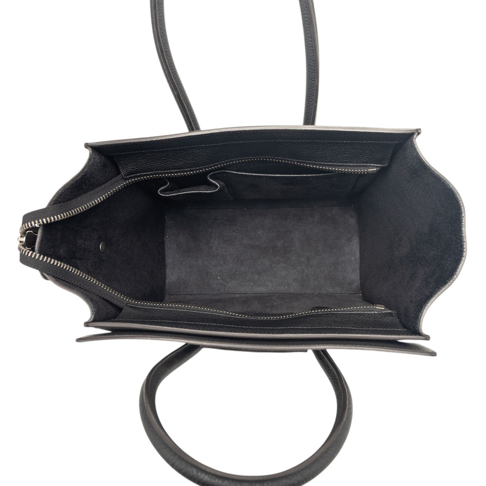 Pre-Loved Celine Micro Drummed Calfskin Luggage Tote - Picture 4 of 8